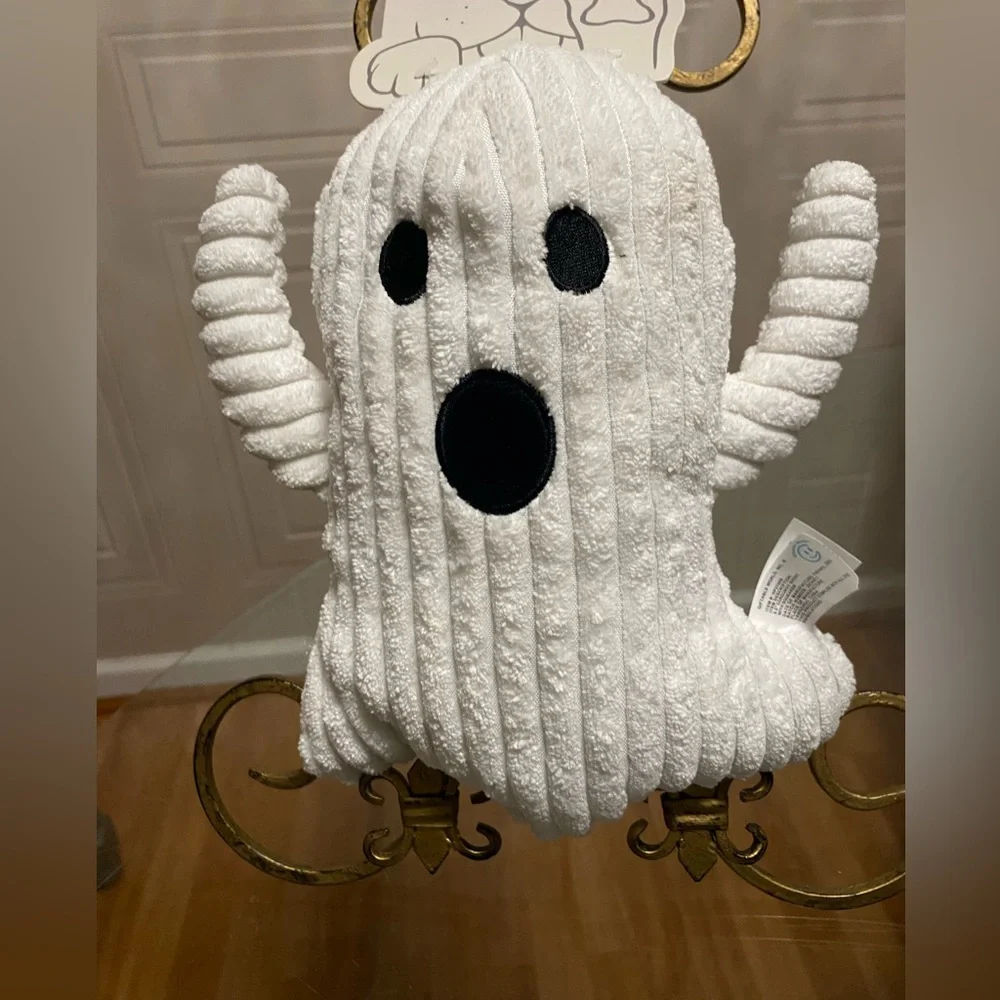 Brand New Giftable Ghost Dog Toy With Squeaker 9”.